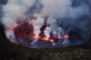 krater i lawa Nyiragongo