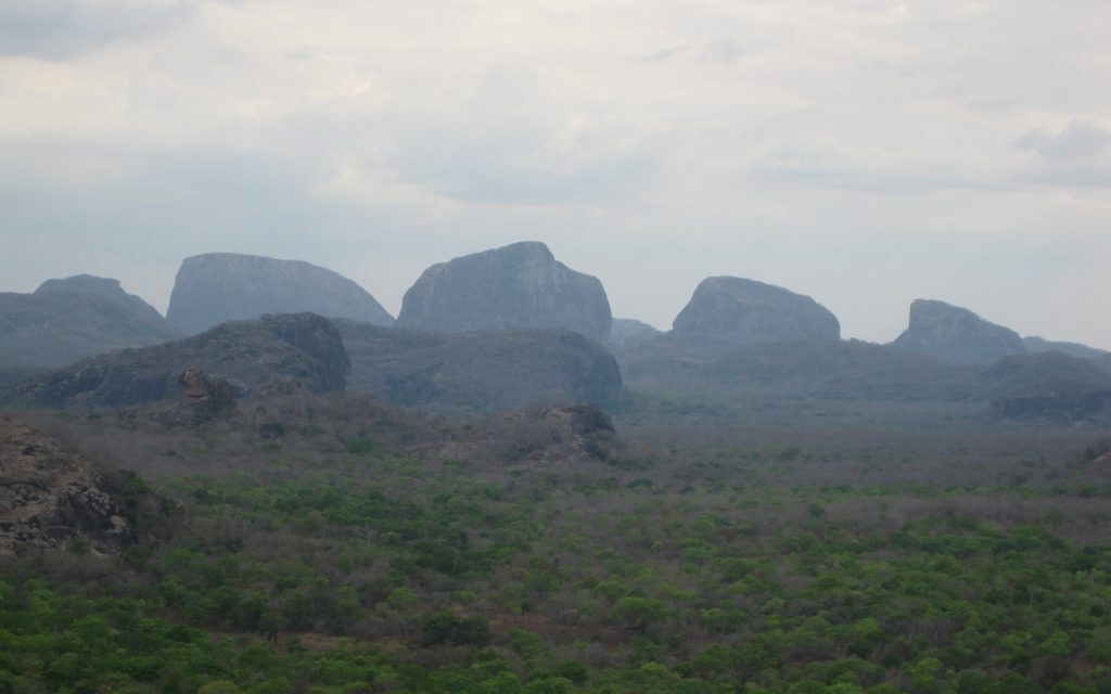 Widok krajobrazowy w Mozambik