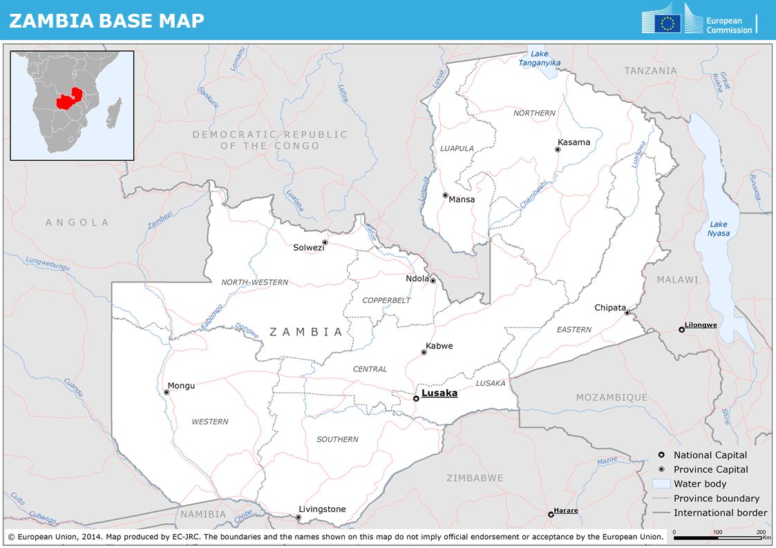 Krajobraz i geografia Zambia: co zobaczyć, kiedy jechać i koszty