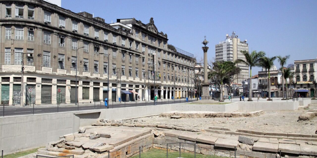 Valongo Wharf w Rio de Janeiro